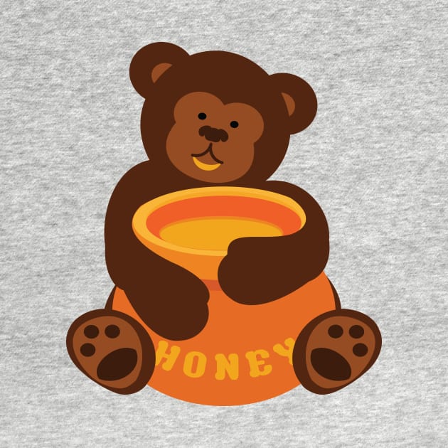 Honey Bear by evisionarts